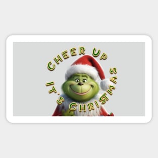 Grinch Cheer Up Christmas Sticker